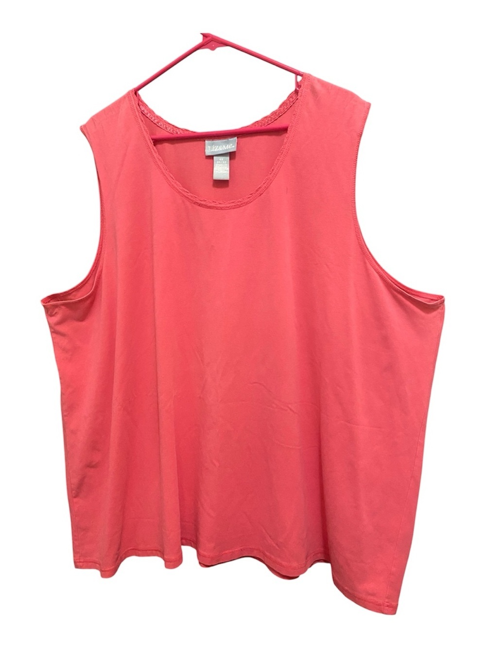 Liz & Me pink Scoop Neck Tank